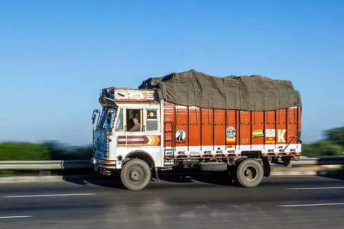 Road Transport Logistics Truck India